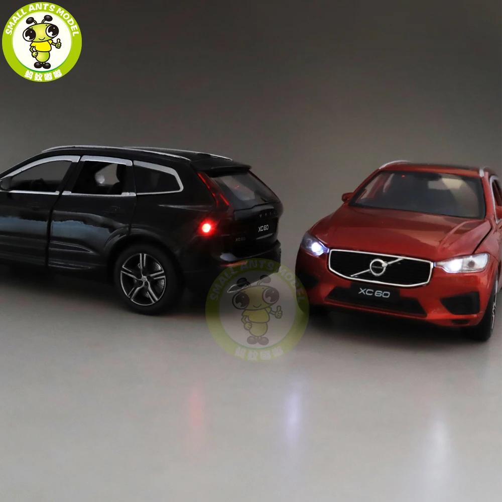 1/32 JACKIEKIM все новые Volvo XC60 литая модель автомобиля игрушка джип для детей Подарки для мальчиков девочек звуковое освещение Вытяните назад