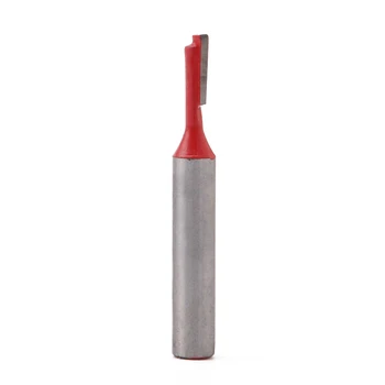 

1/4" Shank 1/8" Blade Carbide Single Flute Tipped Straight Router Bit Cutter New -Y103