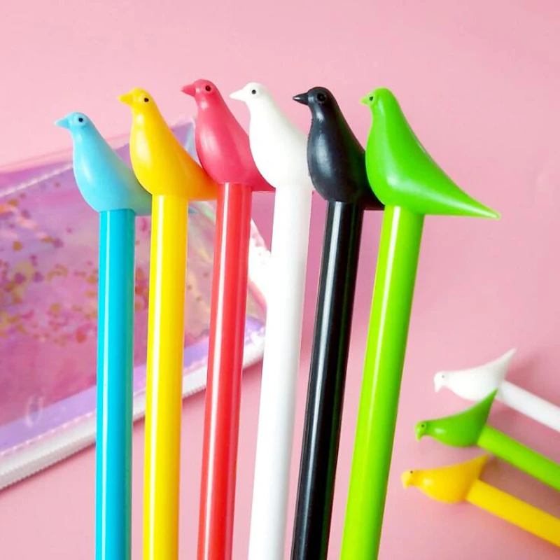 

Novel Cartoon Dove of peace 0.5mm Gel pen Office School Supplies prize student Pens Pencils Student exam Writing Supplies