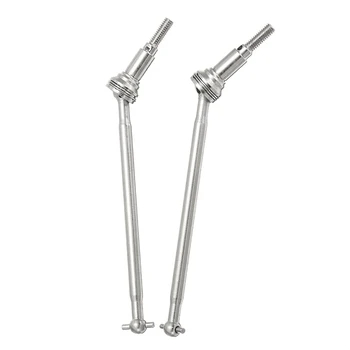 

High Quality 2pcs Front Universal Stainless Steel Drive Shaft Kit For 9125 1/10 RC Car Parts No.25-WJ03