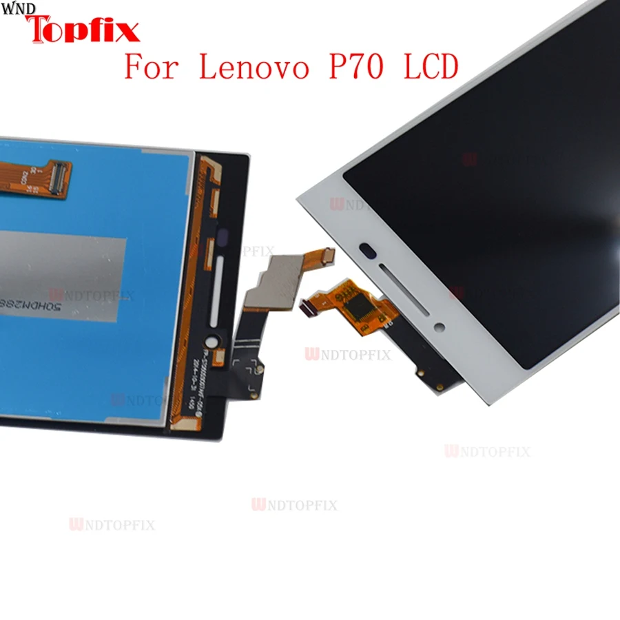 In Stock 5.0Inch LCD For Lenovo P70 100%Tested LCD Display Touch Screen Digitizer Assembly With Frame Replacement For Lenovo P70 (2)