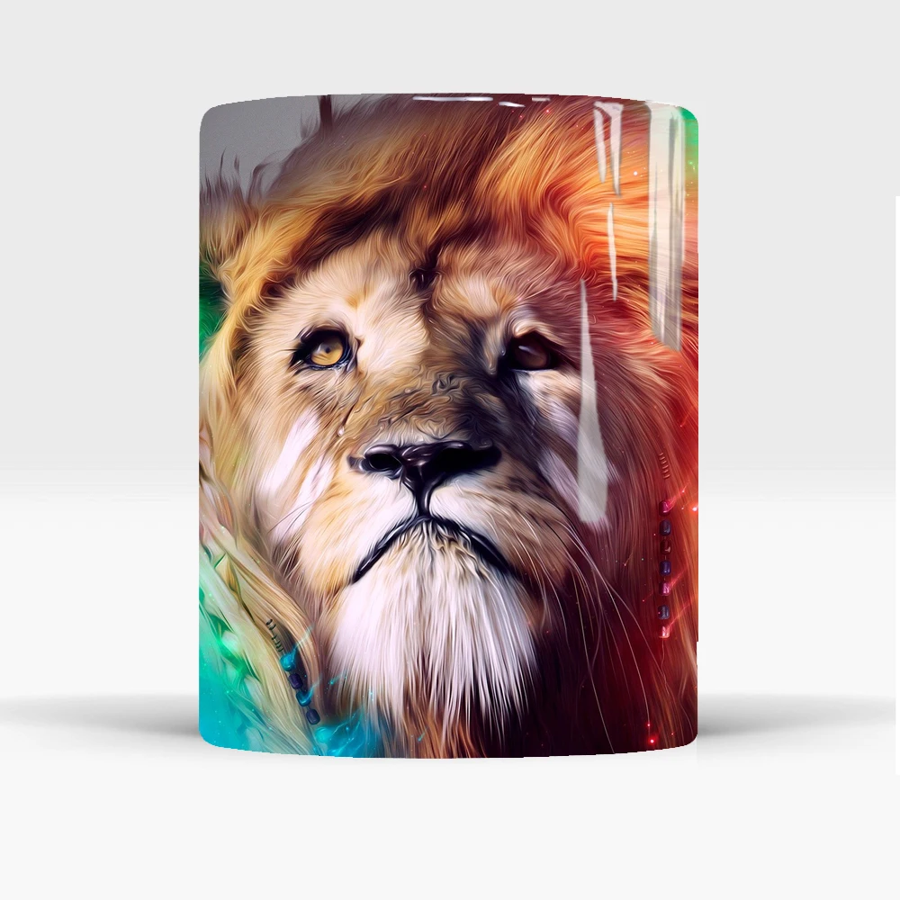 Волшебная кружка King of Forest lion 350 мл керамические кружки меняющие цвет чашка