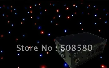 Prijzen HOT! Gratis verzending, 4*6 M RGBW LED Star Gordijn 480 pcs M5 LED Lamp met Controller en DMX 8CHS, (BS 7003)