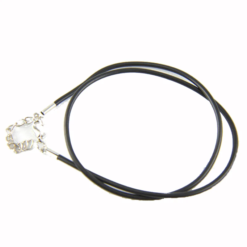 

Jewelry Findings leather chain For necklace pendant 18inch necklace with extend chain 45cm length 2.5mm OD
