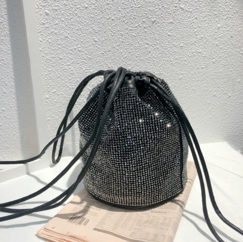 Для женщин Алмазы сумка мешок известный брендовая дизайнерская обувь женские сумки Высокое качество из искусственной кожи на плечо леди Малый