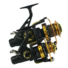 13+1 BB Spinning Reel Saltwater Double Drag 8KG CNC Aluminum Handle Metal Carp Reels Winter Fishing Tackle Carretilha Pesca