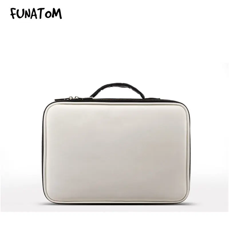 Funatom высокое качество Make Up Bag кейс для профессионального макияжа Макияж Организатор Bolso Mujer косметичка большой ёмкость сумка для хранения