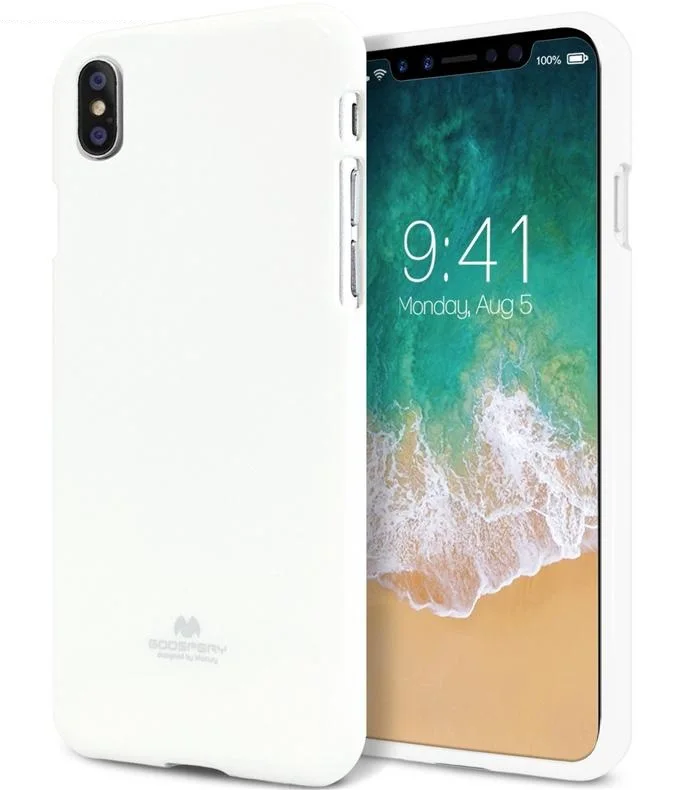 Mercury Goospery Красочный желе гибкий ТПУ мягкий чехол для iPhone X XS Max XR iPhone 11 Pro Max 6 S 7 7Plus 6 S 6Plus 8 8Plus - Цвет: White