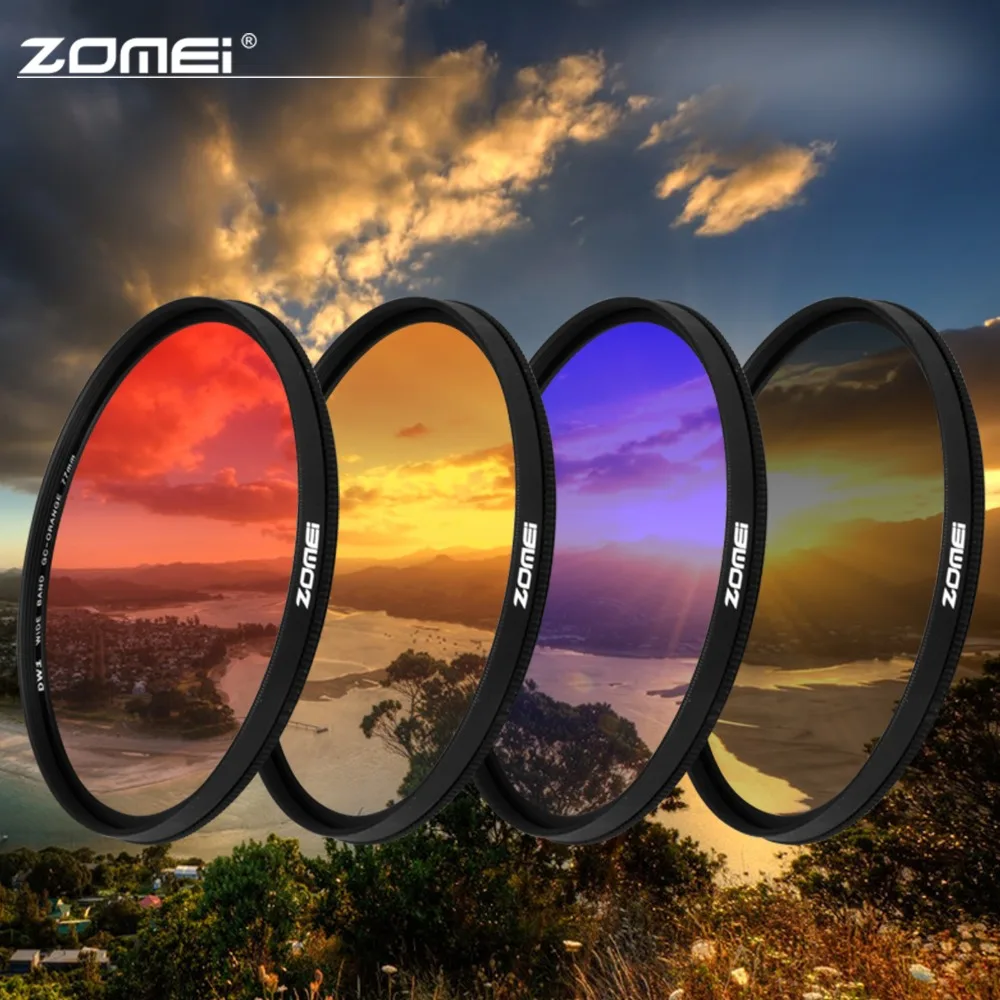 ZOMEI 40.5/49/52/55/58/67/72/77/82mm Ultra Slim fr...