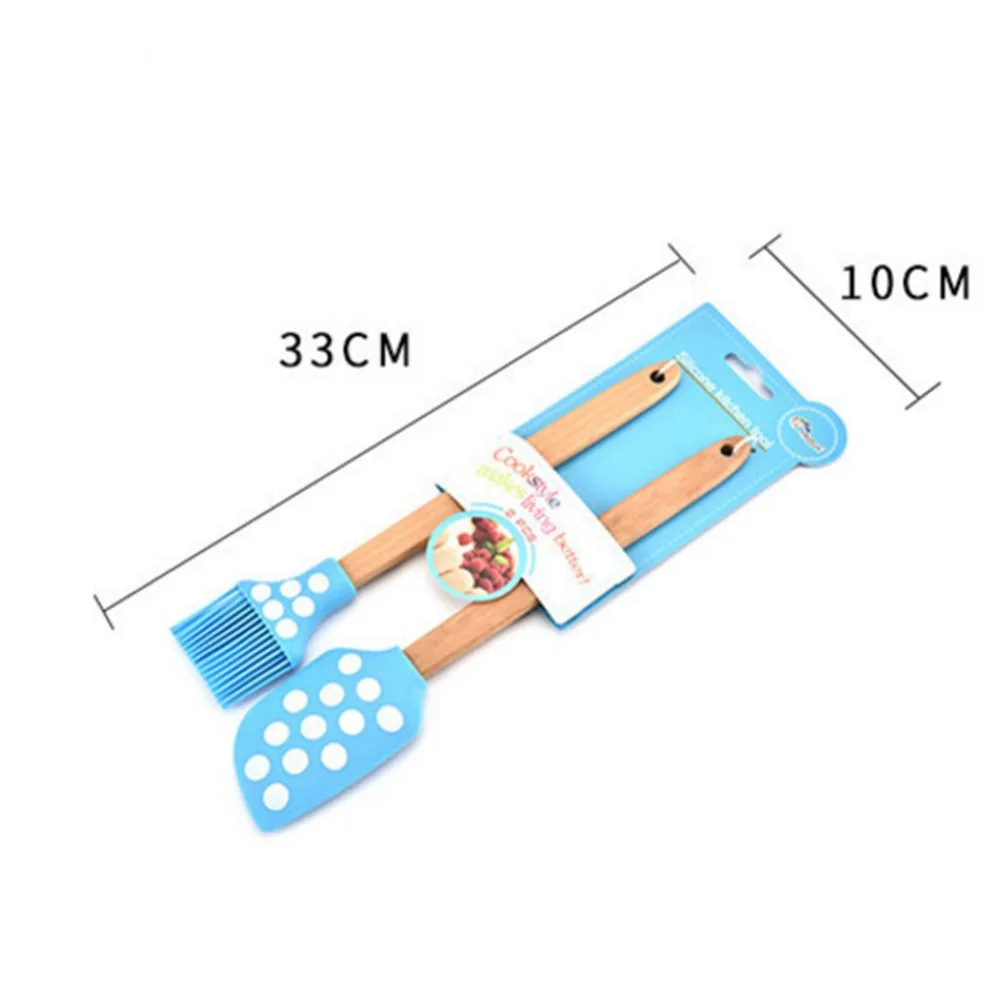 Деревянная ручка Силиконовое Масло Хлеб кисточка для смазывания барбекю мясо барбекю стейк говядина кисти для выпечки DIY кухонный инвентарь для приготовления пищи