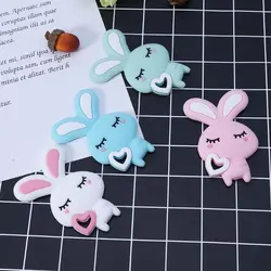 Детские соски-пустышки для маленьких мальчиков и девочек, милый кролик, красочный дизайн, удобные детские принадлежности