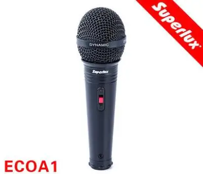 

Superlux ECOA1 wired vocal dynamic microphone computer karaoke microphone Cardioid direction