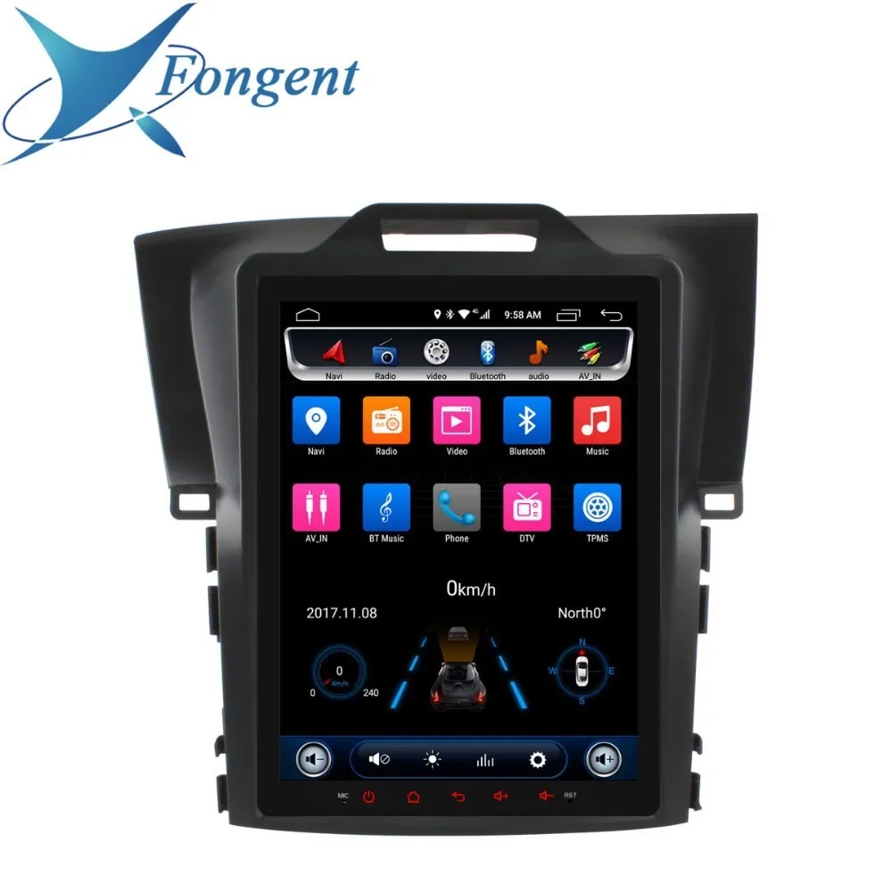 Для Honda CRV 2012 2013 Автомобильный gps навигатор Android 2 Din Радио DVD мультимедийный плеер Интеллектуальный стерео аудио DAB