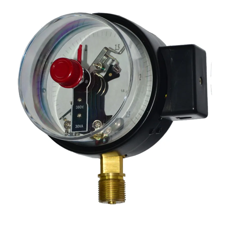 

YXC60Z 4" Magnetic help 100 mm electric contact pressure gauge manometer , Back and axial mount