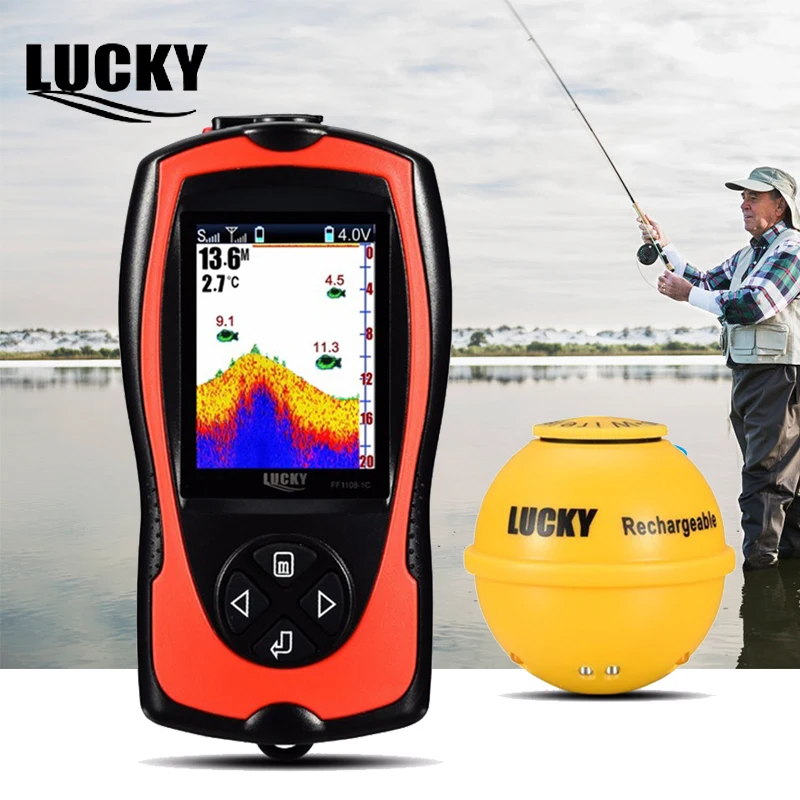 Wireless depth finder for boat Clearance