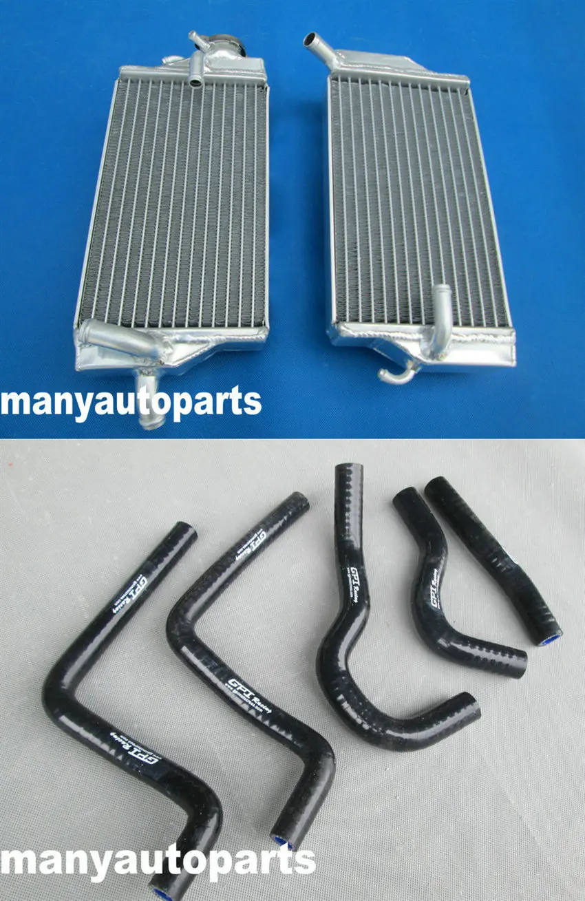 Для HONDA CR 125 R CR125R CR125 2-тактный 2004 04 алюминиевый радиатор и шланг черный | Автомобили
