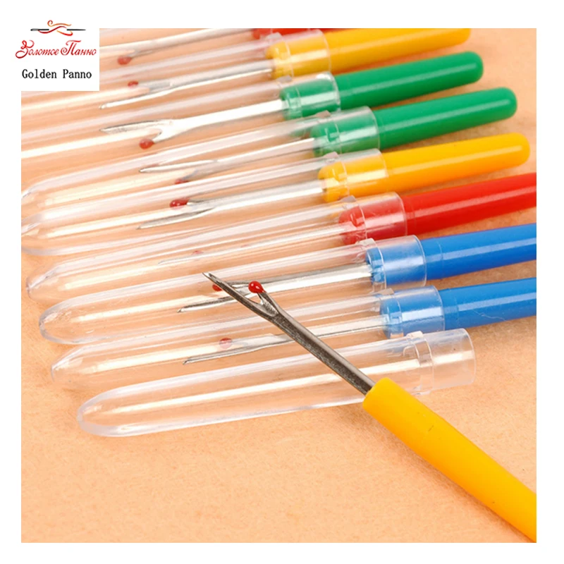 

5Pcs Plastic Handle Craft Thread Cutter Seam Ripper Stitch Unpicker Sewing Tool Cloth diy Cross Stitch Seam ripper tool
