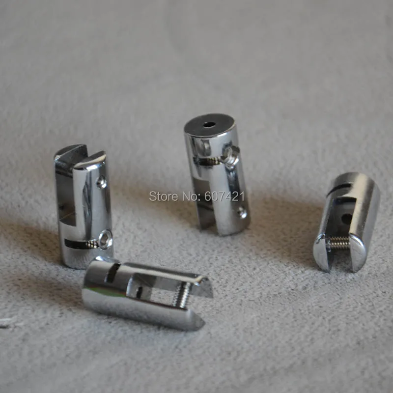 (Pack/10units) Suspended Glass Clamp Signs,Pole Sign Brackets,Aluminum