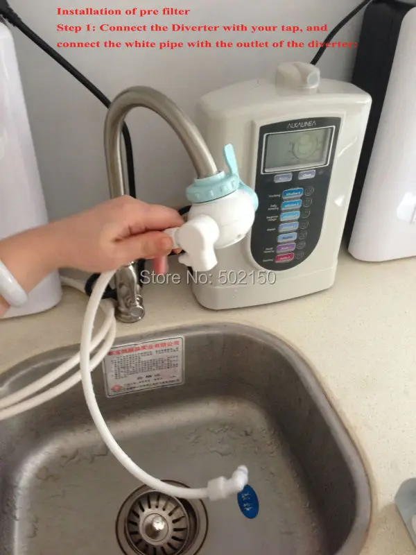 

Free Shipping Alkaline water ionizer+pH tester gifted WTH-803