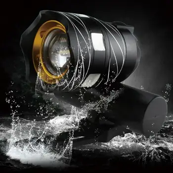 

USB Rechargeable T6 LED Bicycle Bike Light Front Cycling Light Head Lamp Waterproof MTB Road Rear Lights 2 Colors To Choose