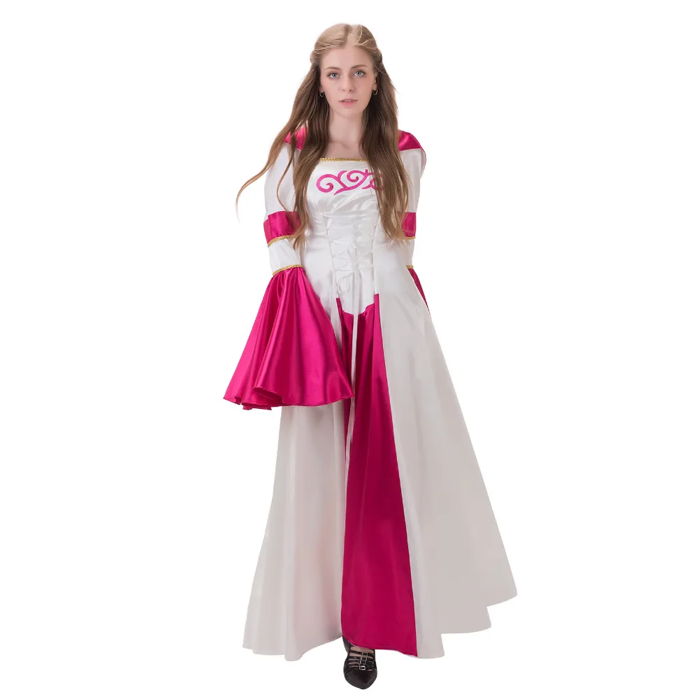 Средневековое платье Ренессанс с капюшоном 18-го века готическое лолиты
