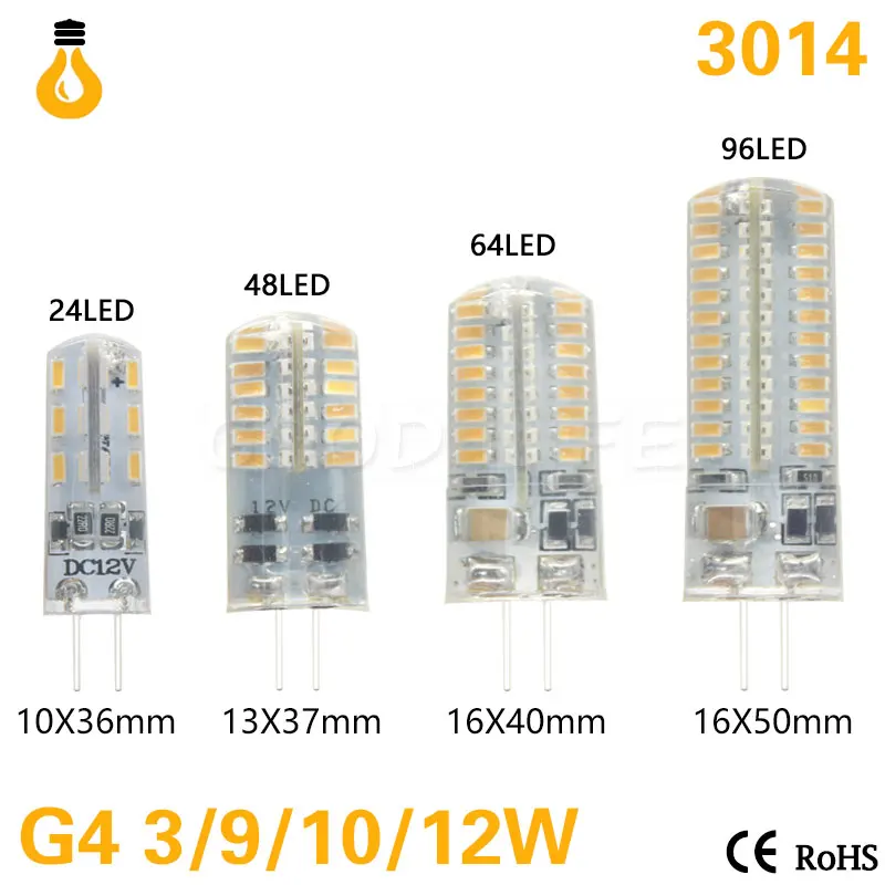 1 шт. G4 G9 LED 7 Вт 9 10 12 кукурузная лампа SMD3014 2835 супер яркая замена 100 галогенная