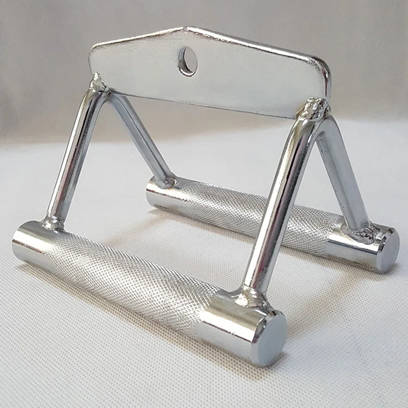 

Multi Gym Cable Attachment V Handle Double Row Close Grip Lat Bar Bodybuilding Tricep V Shaped Press Down Bar