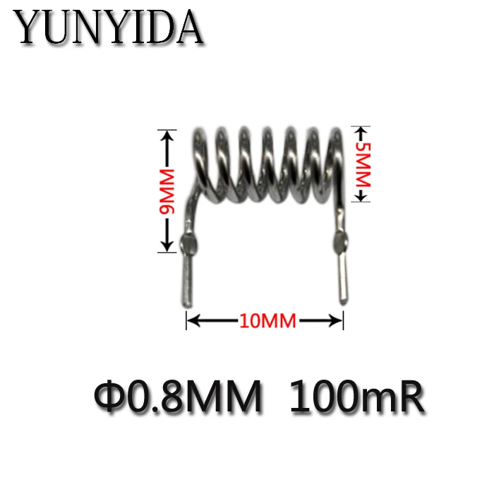 

01-21 Constantan resistance sampling resistor diameter 0.8mm 100 mOhm sense resistor 0.1 ohm 100mr 20pcs