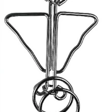 10 шт./лот в форме бабочки из металла Провода Головоломки Логические игры