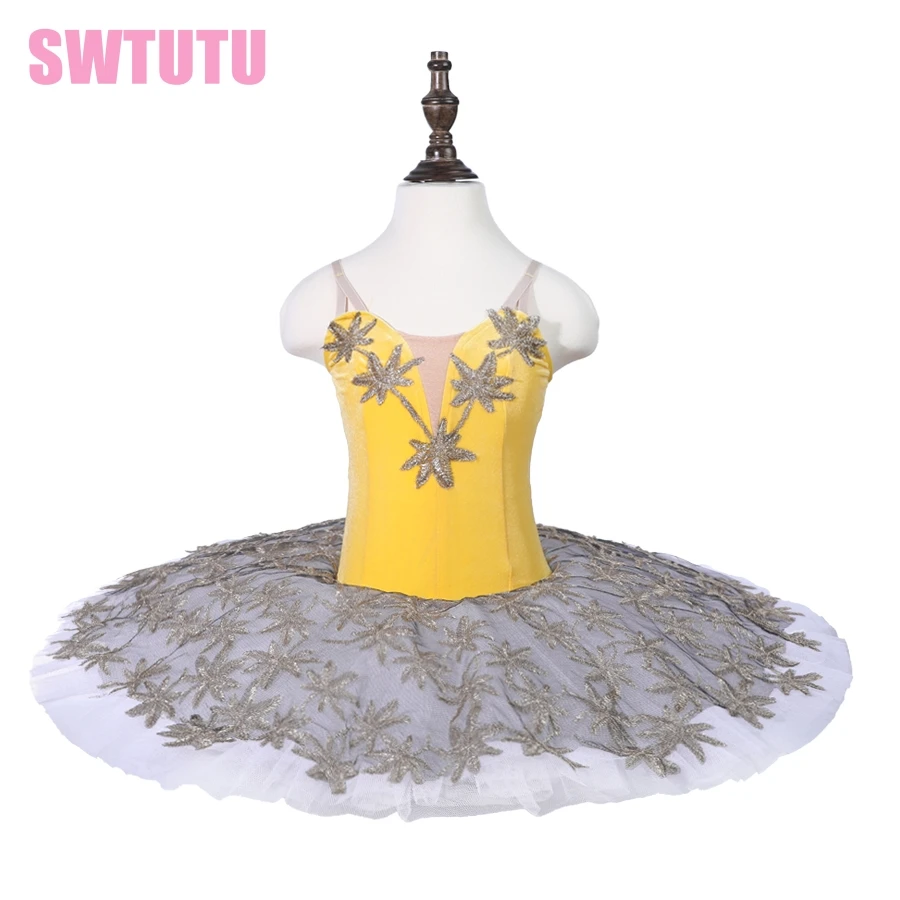 Buy Newest girls pre professional ballet tutu yellow