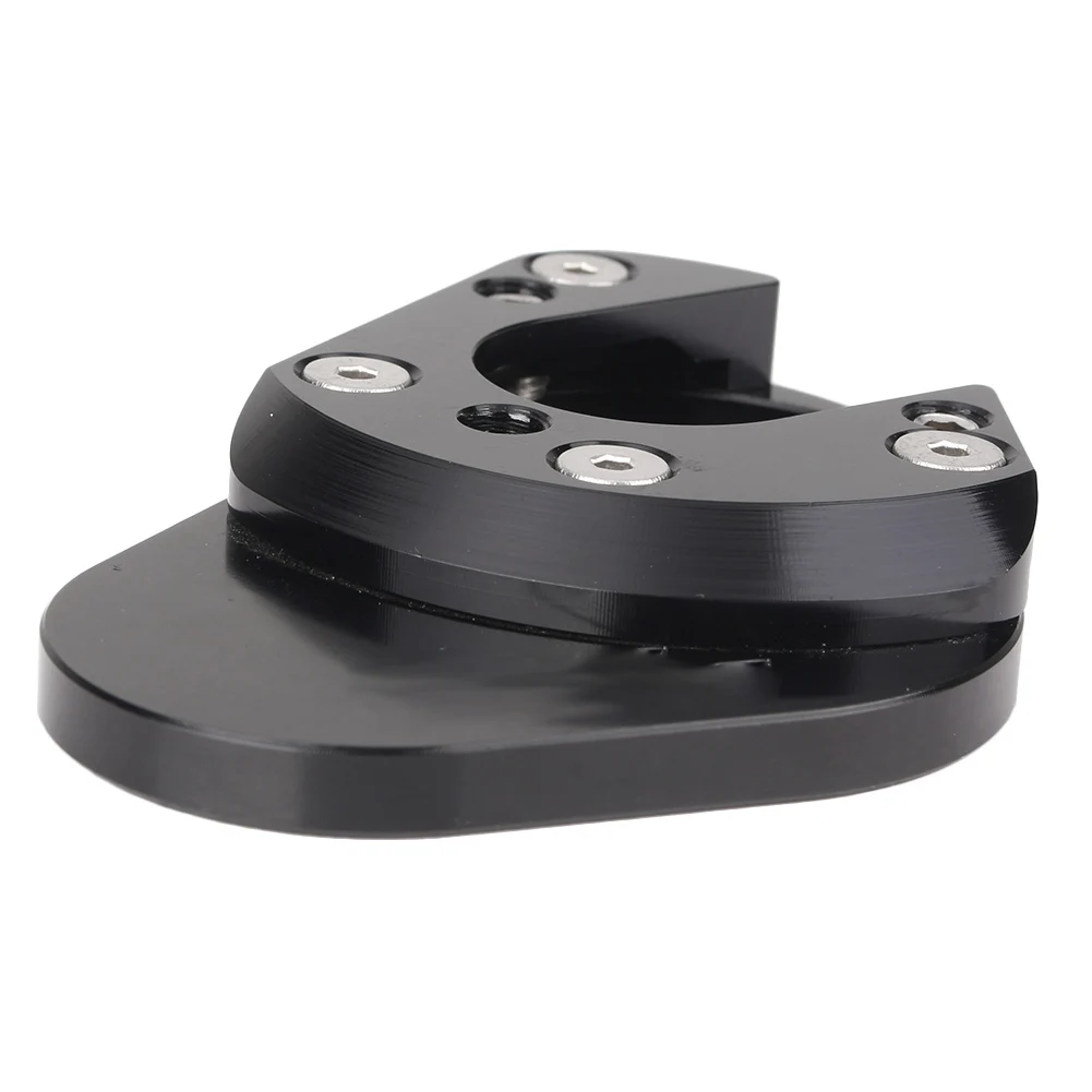   CNC Aluminum Alloy Moto Foot Side Stand Plate Stand Kickstand Pad For KTM DUKE 125 200 390 /RC125 RC200 RC390 690 Enduro/Supermoto/SM/SMC/SMR/ 950 990 Motorbike Parts Accessories