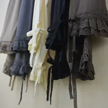 Женские леггинсы в стиле ретро, весенние, на шнуровке, с бантом, с высокой талией, большие размеры, Модальные, хлопковые, базовые леггинсы, милые, Mori Girl, леггинсы с эластичной талией