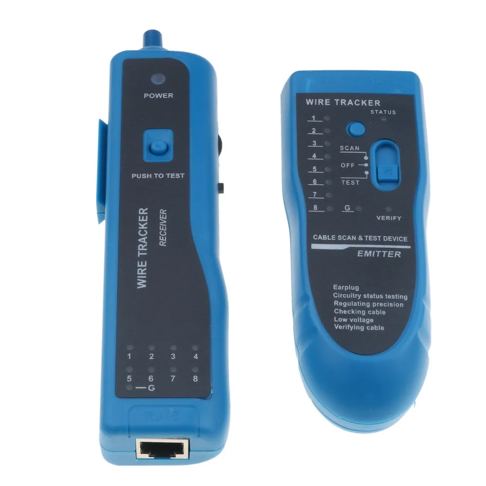 Новый тестер kebidumei RJ11 RJ45 Cat5 Cat6 трекер телефонных проводов трассировщик сетевого