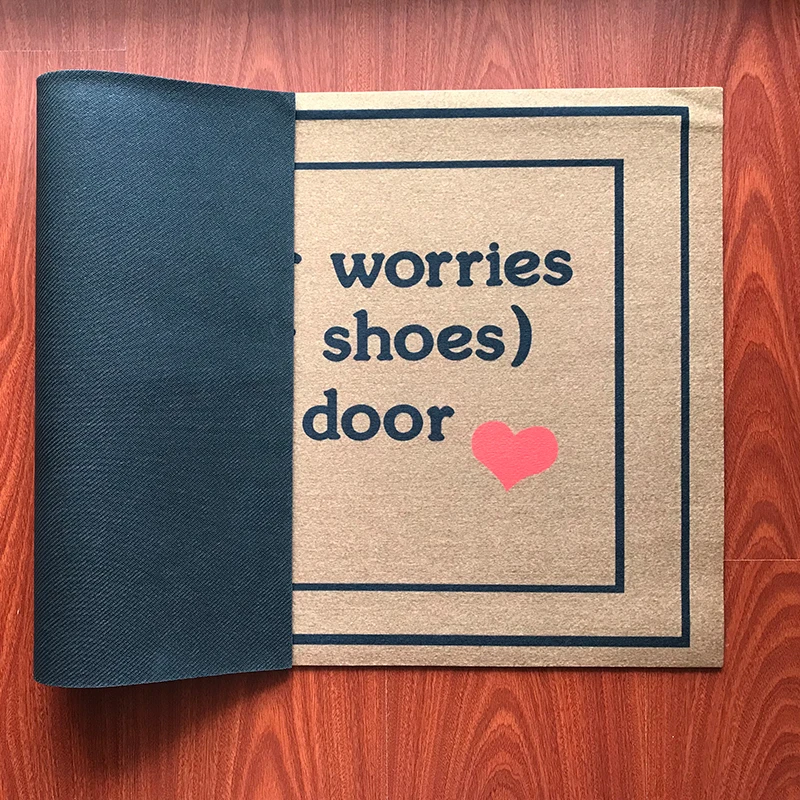 Doormat Entrance Floor Mat Funny Doormat Leave Your Worries And