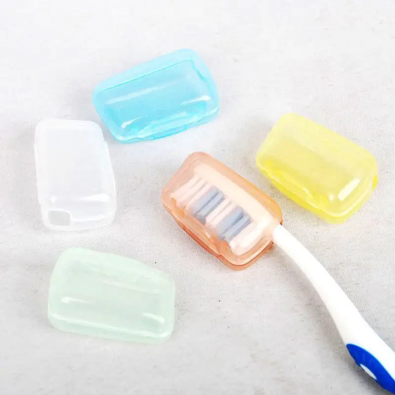 1set//5x New Portable Travel Toothbrush Head Cover Case Protective Caps N.ES