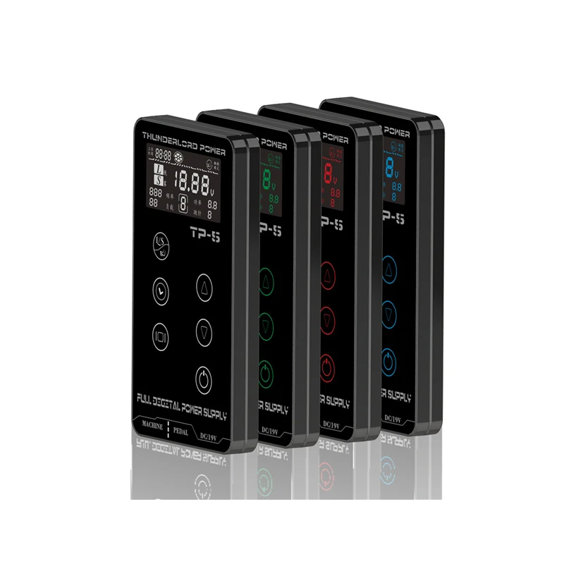 

UPTATSUPPLY Professional Tattoo Power Supply HP-5 Dragon LCD Makeup Dual Tattoo Machine Gun Free Shipping