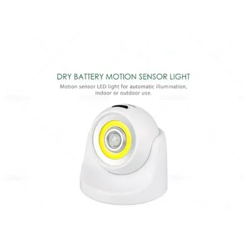 

HZFCEW NEW COB PIR Body Montion Sensor Activated Wall Light Induction Night Light Closet Corridor Cabinet LED Sensor Light