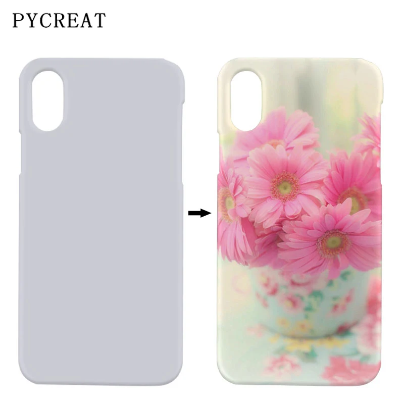 DIY сублимационный 3D чехол для iPhone X XS чистый Печатный термотрансферный iPhoneXS