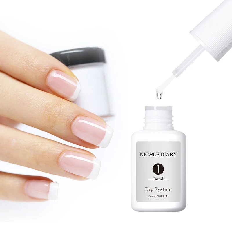 Лак NICOLE DIARY для ногтей пудра с погружением в воду без запаха и УФ лучей жидкая