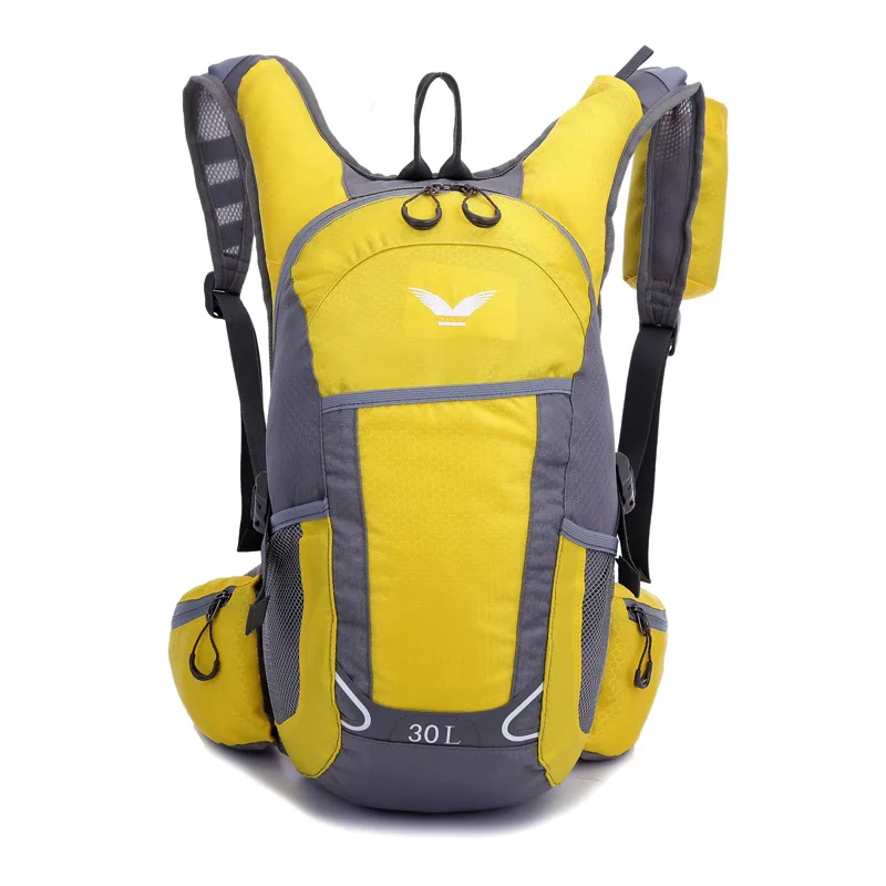 Новинка, Хит, 30 л, гидратационный велосипедный рюкзак, сумка для воды, водонепроницаемый рюкзак, походный рюкзак, рюкзак для женщин и мужчин - Цвет: Yellow