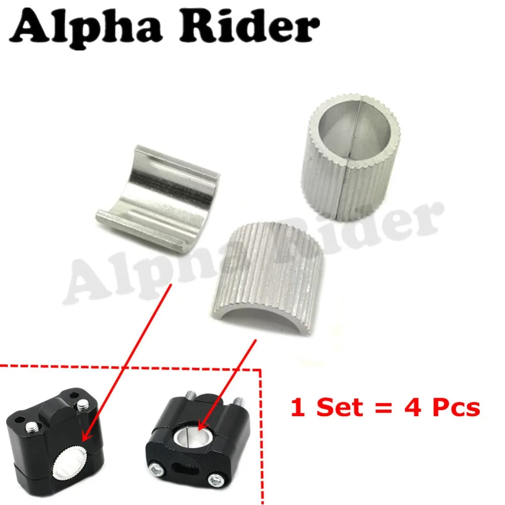 

Aluminum Motorcycle Motocross Pit Dirt Bike Handle Bar Clamp Adapters Handlebar Riser Spacers for Change 1-1/8" 28MM - 22MM 7/8"