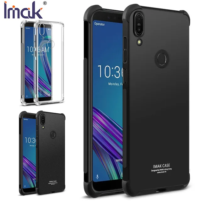 

IMAK Corners Airbag Case for Asus Zenfone Max Pro M1 ZB601KL/ZB602KL Soft TPU Cover for ZB602KL ZB631KL ZB633KL Cover Matte Case