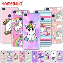 HAMEINUO Радуга Единорог крышка чехол для телефона для huawei Ascend P7 P8 P9 P10 P20 lite plus pro G9 G8 G7