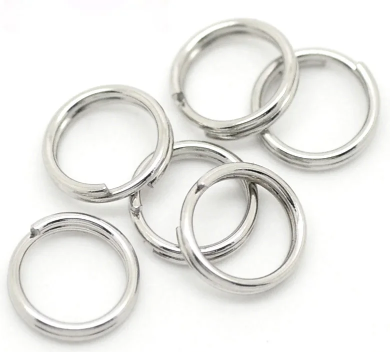 Buy LASPERAl 500PCs Silver Color Stainless Steel Split