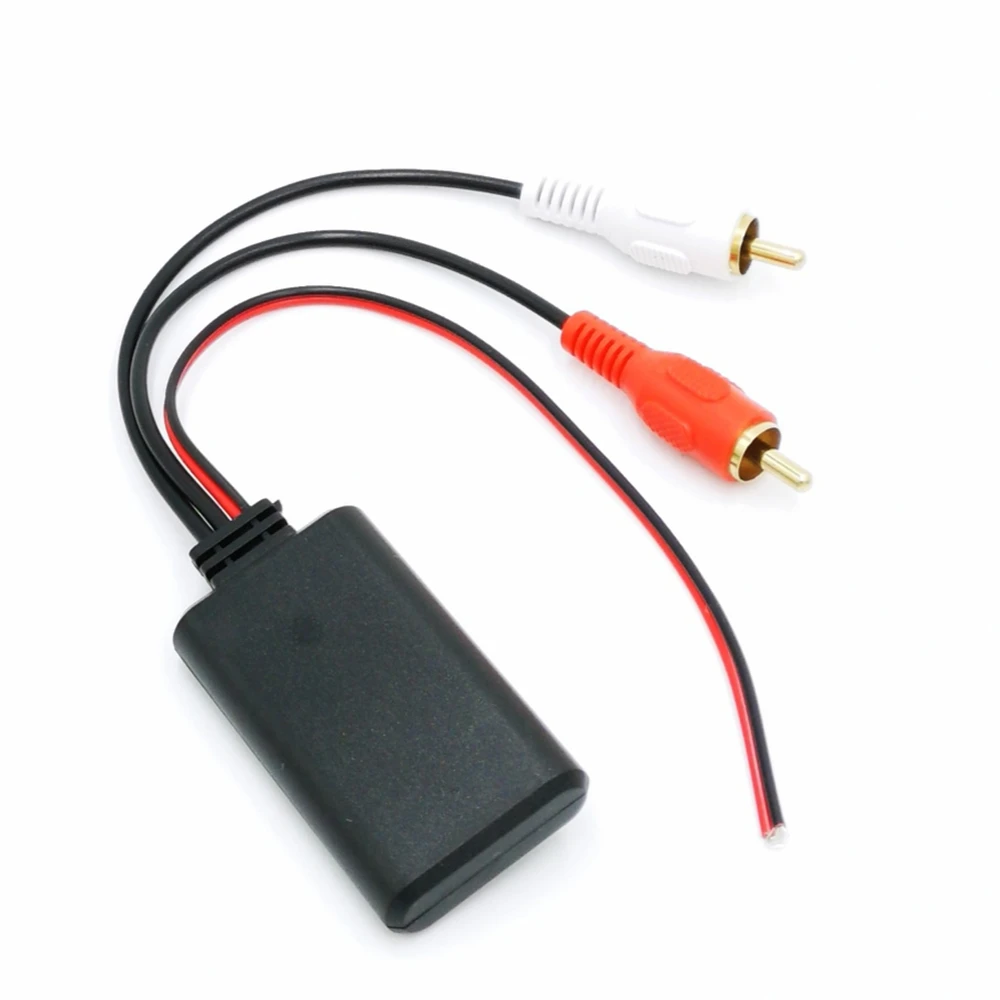 Универсальный Автомобильный bluetooth беспроводной адаптер подключения для стерео с 2 RCA AUX в музыкальном аудио вход беспроводной кабель для грузовика авто