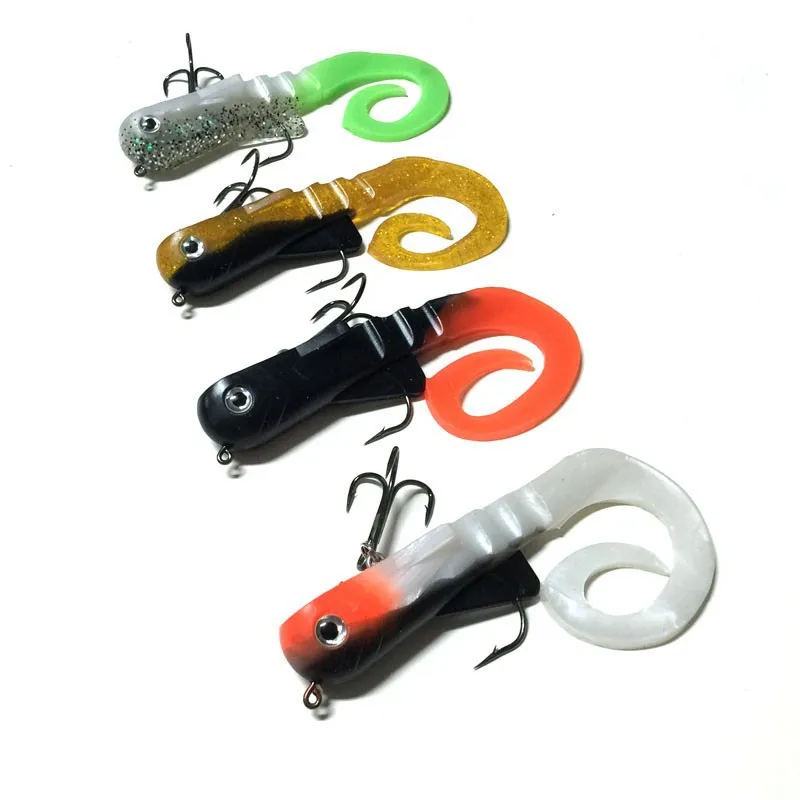 1pc Japan Long Tail Fishing Pesca Jerkbait Pike Musky Jerk Bait Lure
