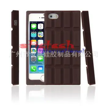 

by dhl or ems 1000pcs 3D Chocolate Bar Look Soft Silicone Case Cover Skin For iPhone 6 6S Hot Worldwide 2016
