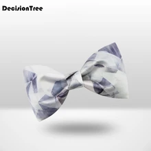 Женские деловые галстуки с пряжкой, регулируемый платок с чистым карманом, вечерние галстуки-бабочки черного и белого цветов