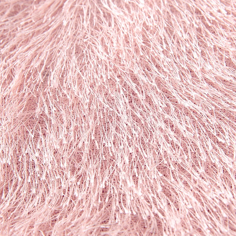 Милый пушистый розовый искусственный мех укороченный Топ для женщин Спагетти ремень спинки Bodycon топики топы сексуальный Rave фестивальный Топ вечерние клубная одежда топики