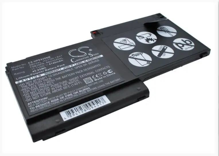

Аккумулятор Cameron Sino4140mAh для HP Elitebook 820 Elitebook 820 G1 717378-001 F6B38PA HSTNN-LB4T SB03046XL SB03XL